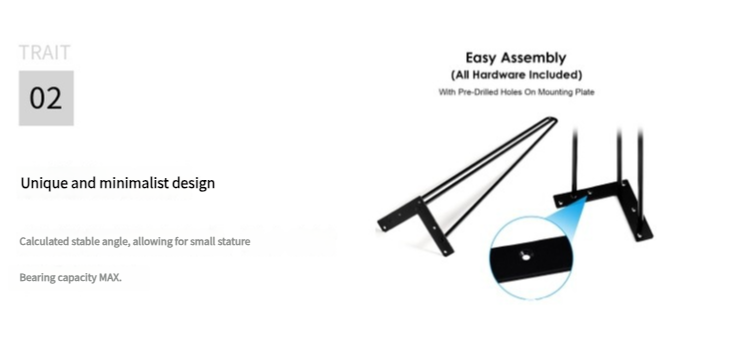 Heavy Duty Metal Legs Furniture Modern Legs Hairpin Table Legs For Dining And End Tables Heavy Duty Metal Legs Furniture Modern Legs Hairpin Table Legs For Dining And End Tables