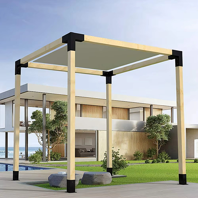 4x4 Pergola Bracket Kit – Heavy-Duty Steel, Rust-Resistant, Easy DIY Installation 