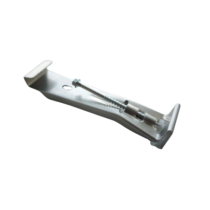 5" K Type Aluminum Alloy Gutter Hanger with Clips and Screws 5" K Type Aluminum Alloy Gutter Hanger with Clips and Screws