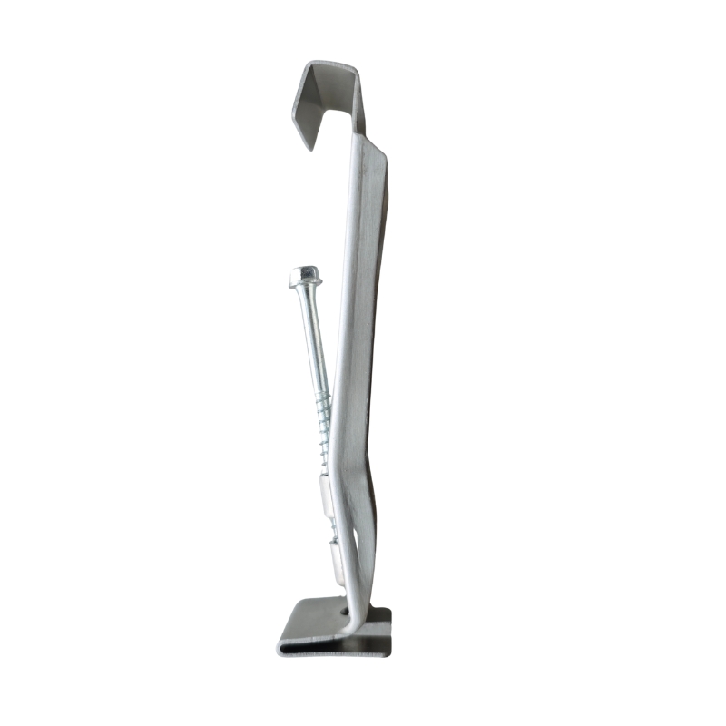 5" K Type Aluminum Alloy Gutter Hanger with Clips and Screws 5" K Type Aluminum Alloy Gutter Hanger with Clips and Screws