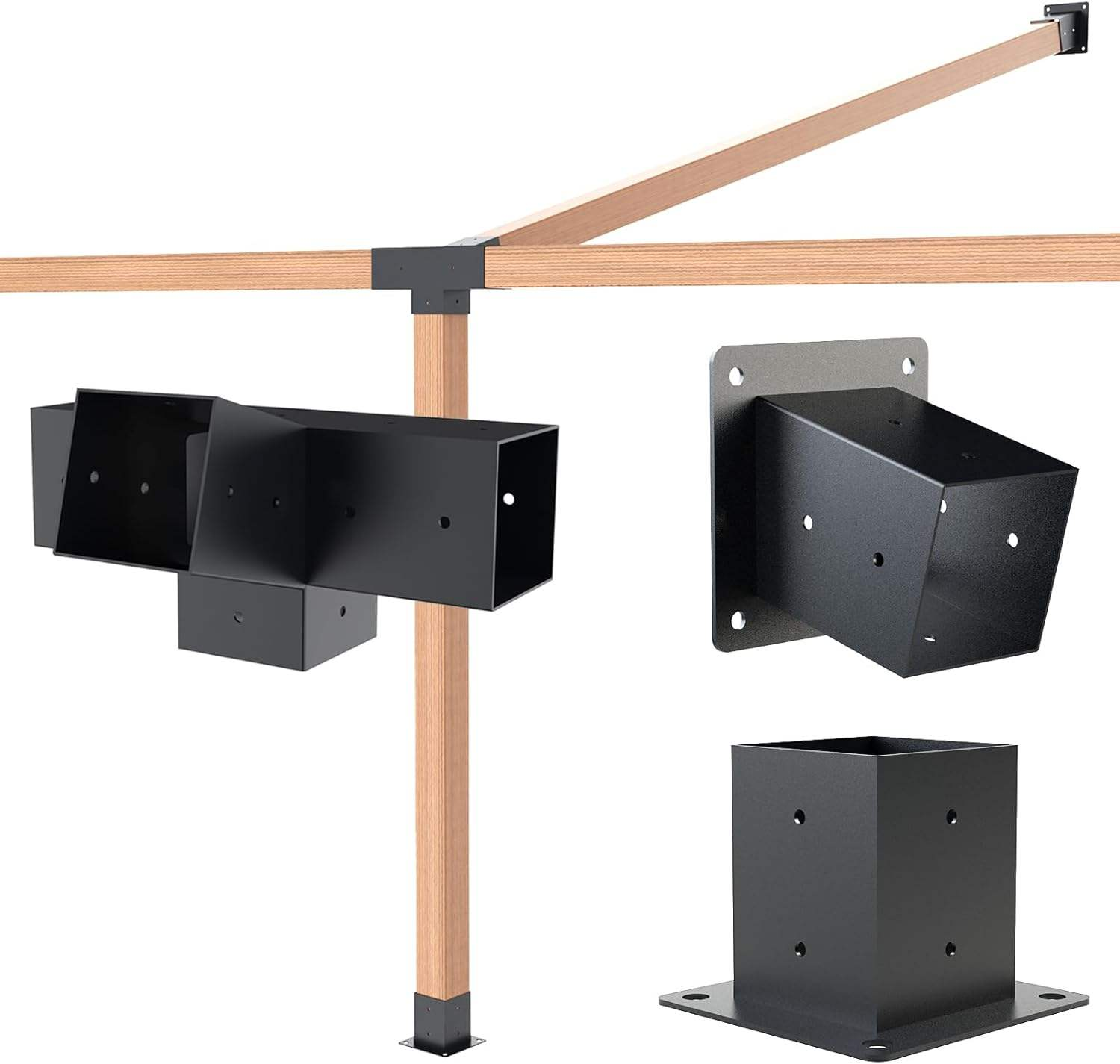 Pavilion support wall mount kit