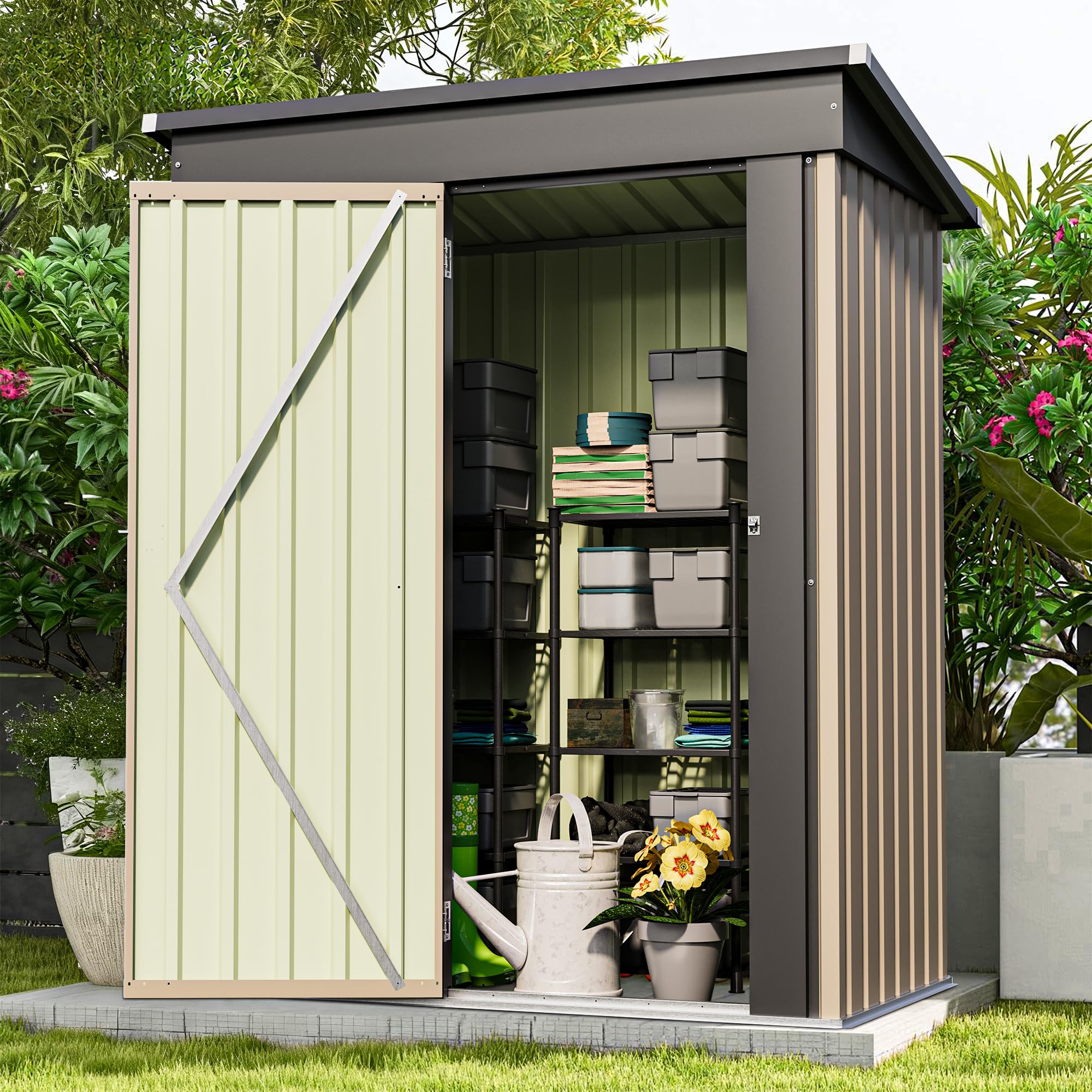 Outdoor Garden Storage Shed Waterproof Metal Tool House for Backyard Outdoor Garden Storage Shed Waterproof Metal Tool House for Backyard